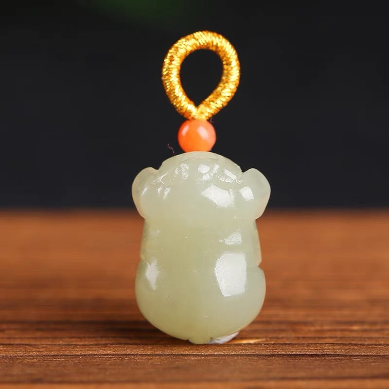 12 zodiac animal jade pendant