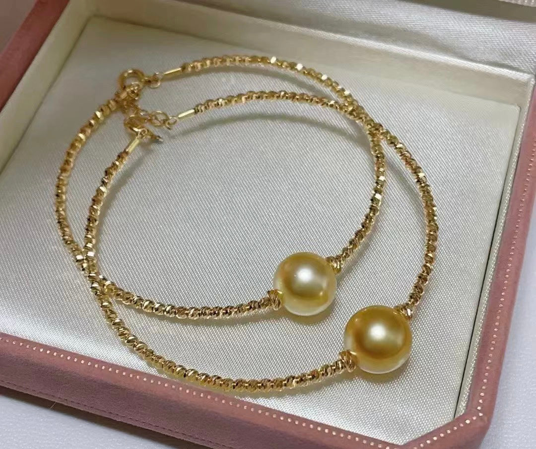 south sea golden pearl bangle