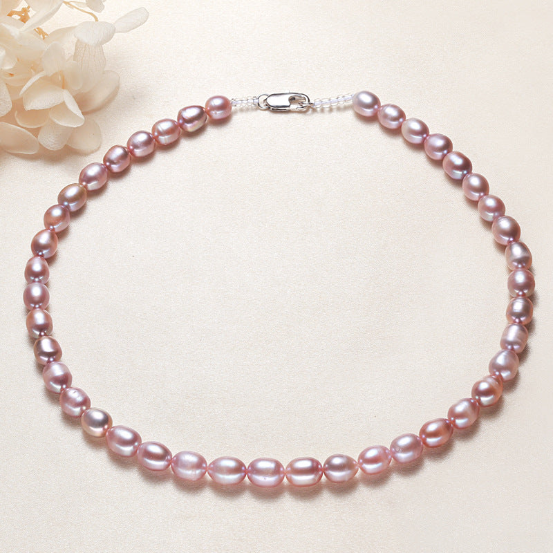 rice pearls necklace